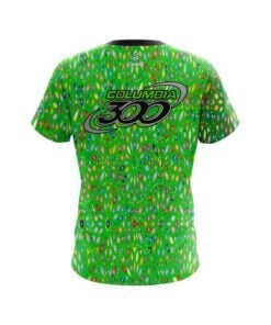 Alternative view of Columbia 300 Kaleidoscope Lime CoolWick Bowling Jersey