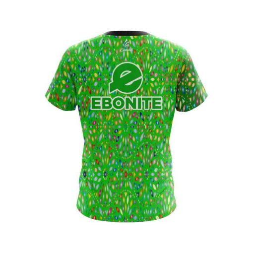 Ebonite Kaleidoscope Lime CoolWick Bowling Jersey - Image 2