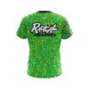 Radical Kaleidoscope Lime CoolWick Bowling Jersey - Image 2