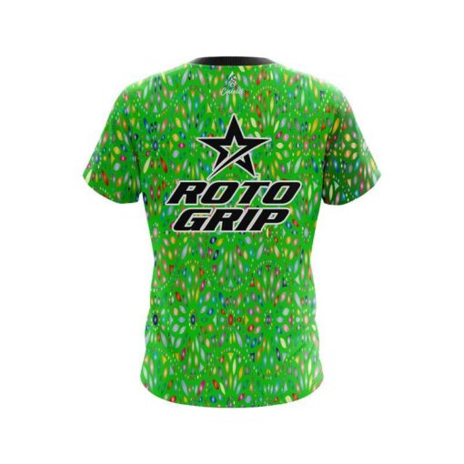 Roto Grip Kaleidoscope Lime CoolWick Bowling Jersey - Image 2