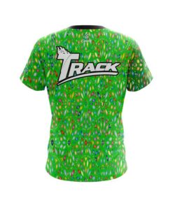 Alternative view of Track Kaleidoscope Lime CoolWick Bowling Jersey