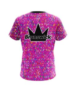 Alternative view of Brunswick Kaleidoscope Pink CoolWick Bowling Jersey