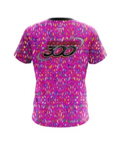 Alternative view of Columbia 300 Kaleidoscope Pink CoolWick Bowling Jersey