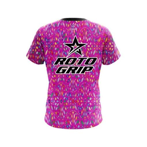 Roto Grip Kaleidoscope Pink CoolWick Bowling Jersey - Image 2