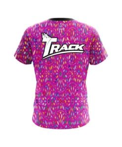 Alternative view of Track Kaleidoscope Pink CoolWick Bowling Jersey