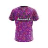 Brunswick Kaleidoscope Purple CoolWick Bowling Jersey - Image 2