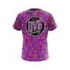 DV8 Kaleidoscope Purple CoolWick Bowling Jersey - Image 2