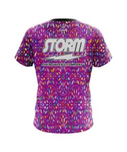 Alternative view of Storm Kaleidoscope Purple CoolWick Bowling Jersey