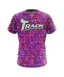 Alternative view of Track Kaleidoscope Purple CoolWick Bowling Jersey