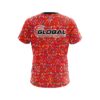900 Global Kaleidoscope Red CoolWick Bowling Jersey - Image 2