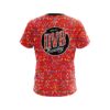 DV8 Kaleidoscope Red CoolWick Bowling Jersey - Image 2