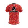 Ebonite Kaleidoscope Red CoolWick Bowling Jersey - Image 2