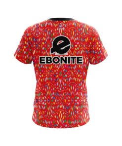 Alternative view of Ebonite Kaleidoscope Red CoolWick Bowling Jersey