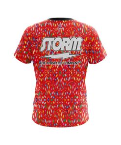Alternative view of Storm Kaleidoscope Red CoolWick Bowling Jersey