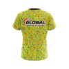 900 Global Kaleidoscope Yellow CoolWick Bowling Jersey - Image 2