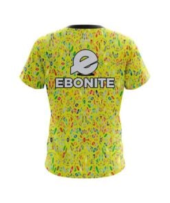 Alternative view of Ebonite Kaleidoscope Yellow CoolWick Bowling Jersey