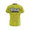 Radical Kaleidoscope Yellow CoolWick Bowling Jersey - Image 2
