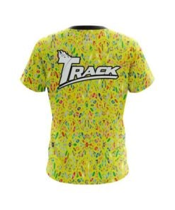 Alternative view of Track Kaleidoscope Yellow CoolWick Bowling Jersey