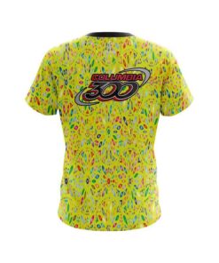 Alternative view of Columbia 300 Kaleidoscope Yellow CoolWick Bowling Jersey