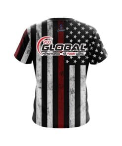 Alternative view of 900 Global Red Line CoolWick Bowling Jersey