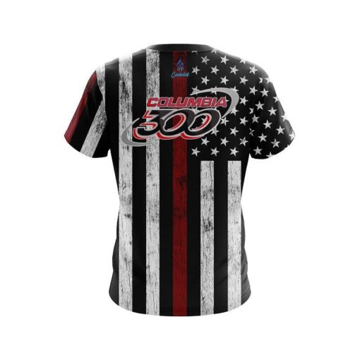 Columbia 300 Red Line CoolWick Bowling Jersey - Image 2