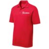 900 Global Men's Badger Performance Polo Bowling Shirt Dri-Fit Red