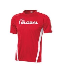 900 Global Men's Bank Performance Crew Neck Bowling Shirt Dri-Fit