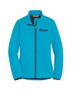 900 Global Women's Total Gear Active Soft Shell Jacket Teal Blue