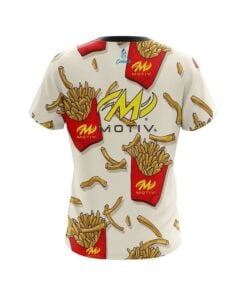 Alternative view of Motiv French Fries White CoolWick Bowling Jersey