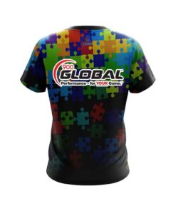 Alternative view of 900 Global Autism Awareness Be Kind Bowling Jersey