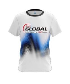 900 Global Blue Print CoolWick Bowling Jersey