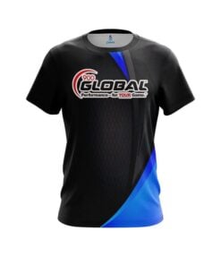 900 Global Carbon Blue Swirl CoolWick Bowling Jersey