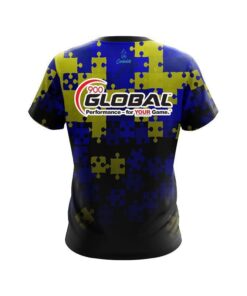 Alternative view of 900 Global Down Syndrome Awareness CoolWick Bowling Jersey