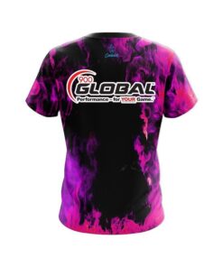 Alternative view of 900 Global Pink Flame CoolWick Bowling Jersey