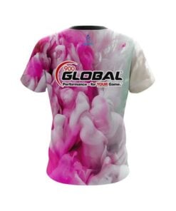 Alternative view of 900 Global Pink Clouds CoolWick Bowling Jersey