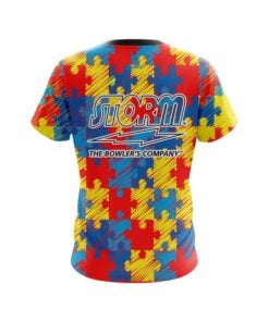 Alternative view of Storm Autism Awareness CoolWick Bowling Jersey