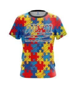 Storm Autism Awareness CoolWick Bowling Jersey