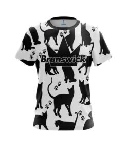 Brunswick Black Cat CoolWick Bowling Jersey