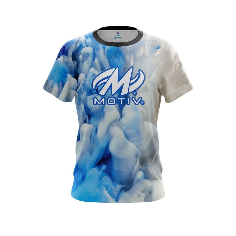 Motiv Blue Clouds CoolWick Bowling Jersey
