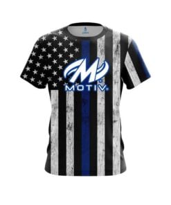 Motiv Blue Line CoolWick Bowling Jersey