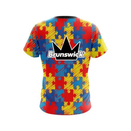 Brunswick Autism Awareness CoolWick Bowling Jersey - Image 2