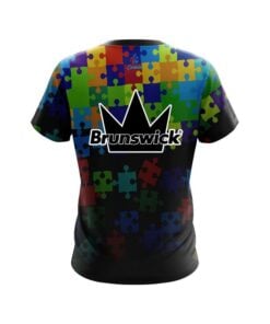 Alternative view of Brunswick Autism Awareness Be Kind CoolWick Bowling Jersey