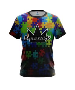Brunswick Autism Awareness Be Kind CoolWick Bowling Jersey