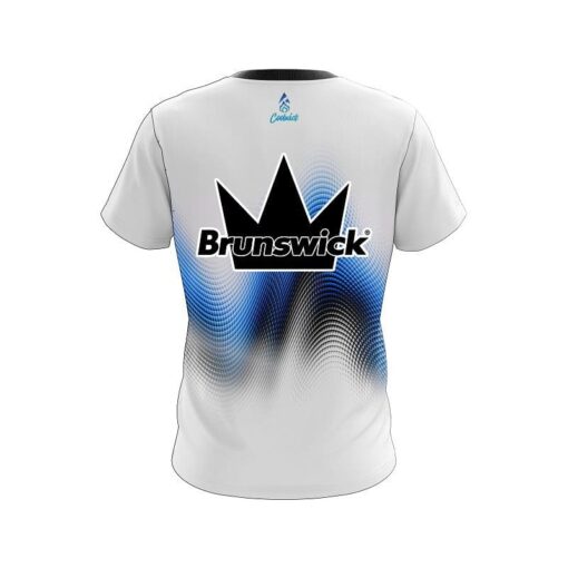 Brunswick  Blue Print CoolWick Bowling Jersey - Image 2