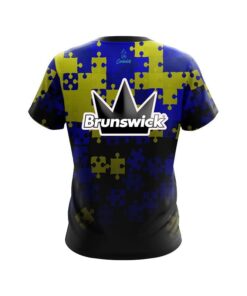 Alternative view of Brunswick Down Syndrome Awareness CoolWick Bowling Jersey