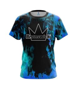 Brunswick Blue Flame CoolWick Bowling Jersey