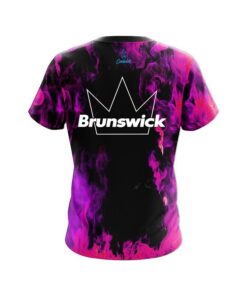 Alternative view of Brunswick Pink Flame CoolWick Bowling Jersey