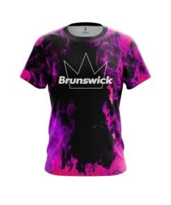 Brunswick Pink Flame CoolWick Bowling Jersey