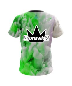 Alternative view of Brunswick Green Clouds CoolWick Bowling Jersey