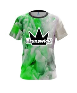 Brunswick Green Clouds CoolWick Bowling Jersey